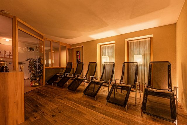 Wellness in den Dolomiten Bild: Entspannungsbereich