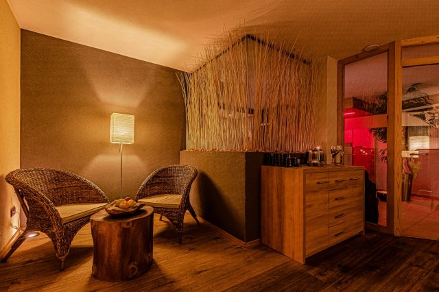 Wellness in den Dolomiten Bild: Entspannungsbereich